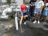 冷たくて気持ちいい！きれいだな。